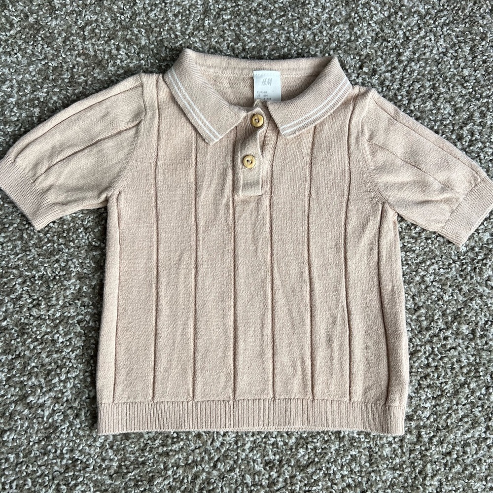 H&M Kids Light Tan Polo Shirt